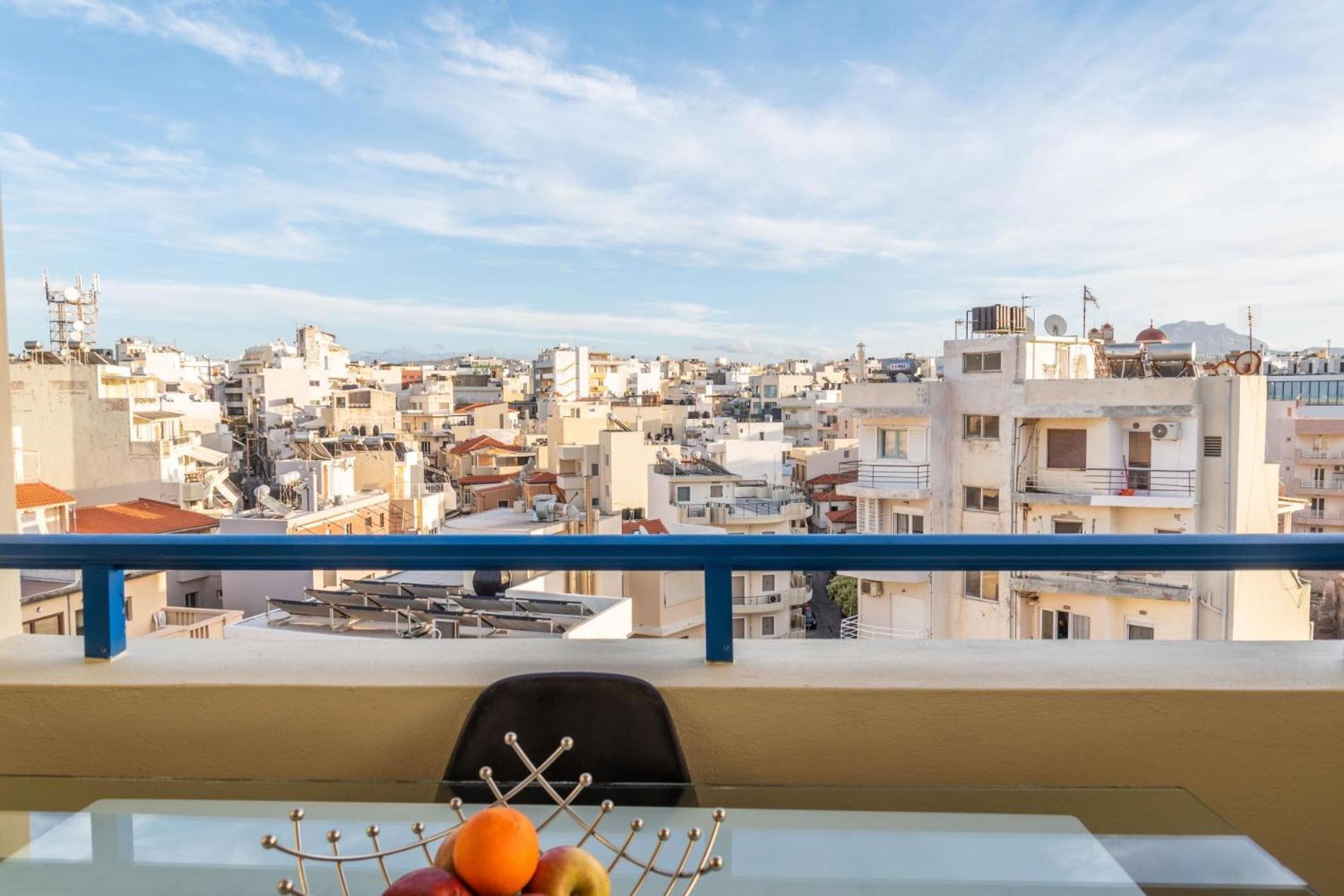 Sky 7 View Apartment 伊拉克利翁 外观 照片