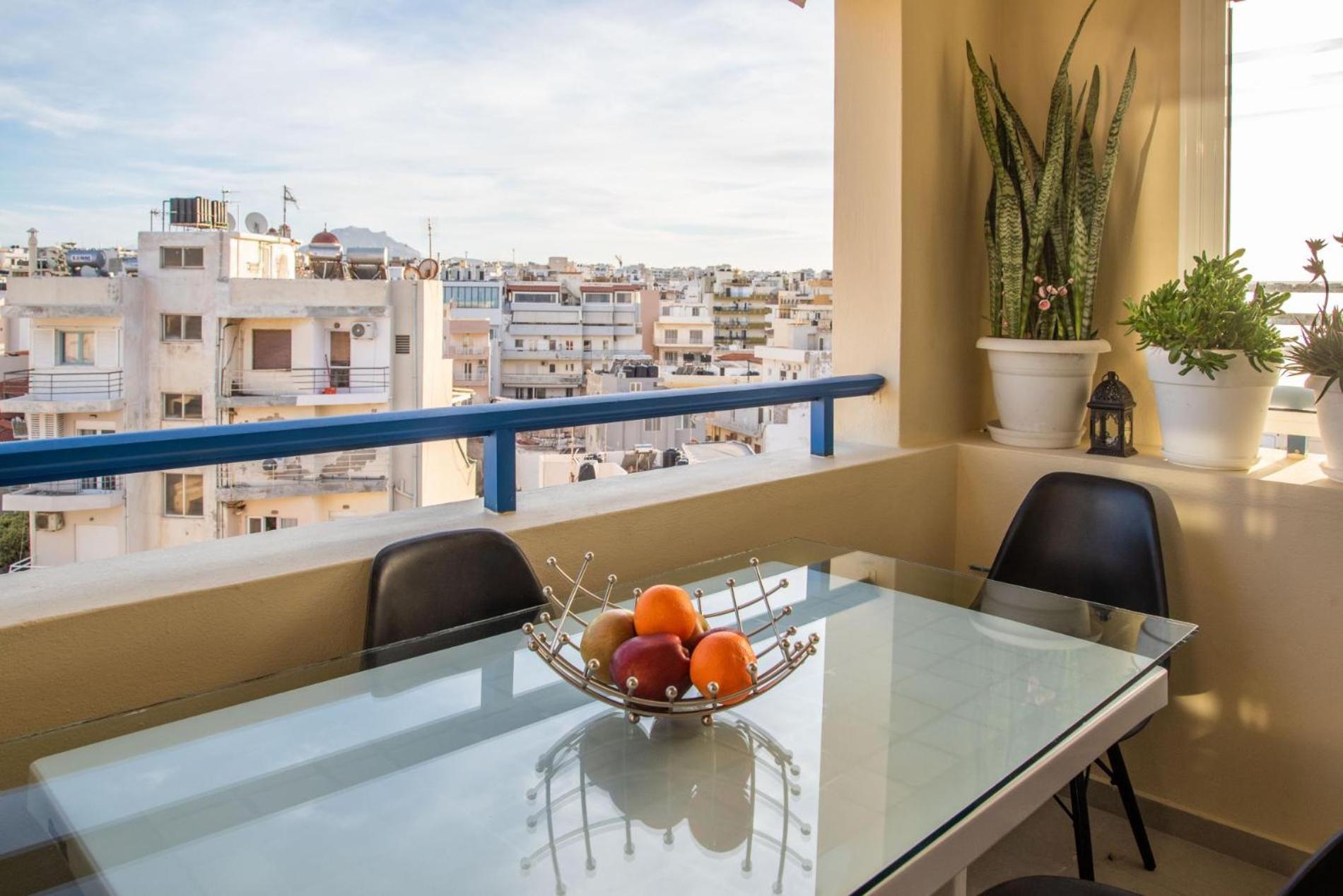Sky 7 View Apartment 伊拉克利翁 外观 照片
